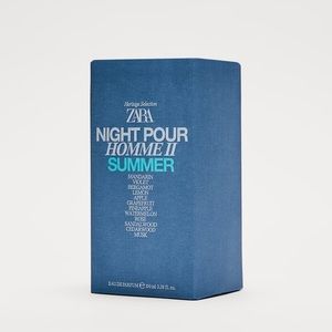 NWT. Zara Night Pour Homme II Summer 100 ML